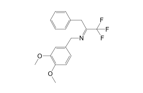 N-(1,1,1-Trifluoro-3-phenyl-isopropylidene)-3,4-dimethoxybenzylamine