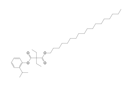 Diethylmalonic acid, 2-isopropylphenyl octadecyl ester