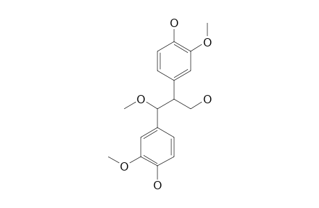 THREO-2,3-BIS-(4-HYDROXY-3-METHOXYPHENYL)-3-METHOXYPROPANOL