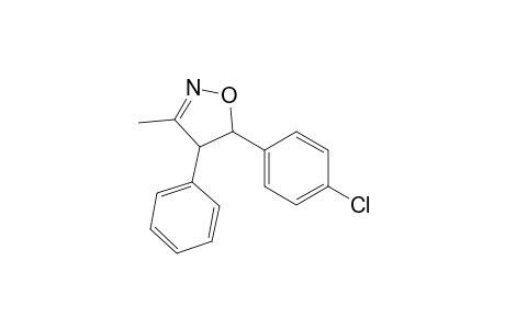 5-(4-Chlorophenyl)-3-methyl-4-phenylisoxazoline