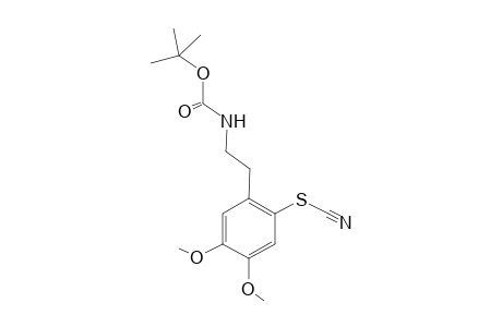 N-(Butoxycarbonyl)-4',5'-dimethoxy-2'-(thiocyanato)phenetylamine