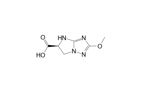 5,6-Dihydro-2-methoxy-4H-imidazo[1,2-b][1,2,4]triazole-5S-carboxyloic acid