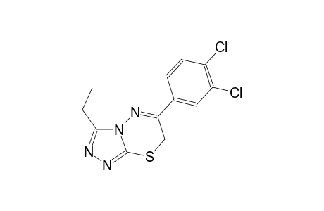 6-(3,4-dichlorophenyl)-3-ethyl-7H-[1,2,4]triazolo[3,4-b][1,3,4]thiadiazine