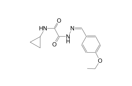 acetic acid, (cyclopropylamino)oxo-, 2-[(Z)-(4-ethoxyphenyl)methylidene]hydrazide