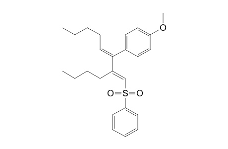 (1E,3E)-1-(Benzenesulfonyl)-2-butyl-3-(4-methoxyphenyl)octa-1,3-diene