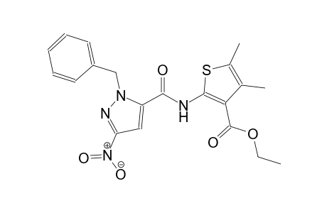 ethyl 2-{[(1-benzyl-3-nitro-1H-pyrazol-5-yl)carbonyl]amino}-4,5-dimethyl-3-thiophenecarboxylate