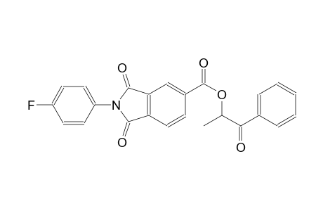 1H-isoindole-5-carboxylic acid, 2-(4-fluorophenyl)-2,3-dihydro-1,3-dioxo-, 1-methyl-2-oxo-2-phenylethyl ester