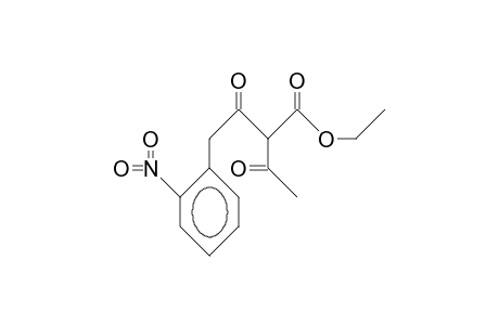 2-Acetyl-4-(2-nitro-phenyl)-acetoacetic acid, ethyl ester