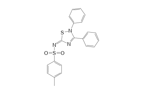 2,3-DIPHENYL-5-TOSYLIMINO-DELTA(3)-1,2,4-THIADIAZOLINE