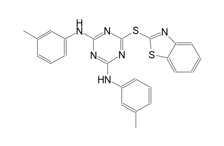 6-(1,3-benzothiazol-2-ylsulfanyl)-N~2~,N~4~-bis(3-methylphenyl)-1,3,5-triazine-2,4-diamine