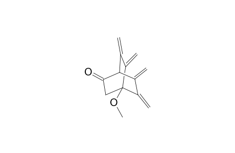 4-Methoxy-5,6,7,8-tetramethylidenebicyclo[2.2.2]oxetan-2-one