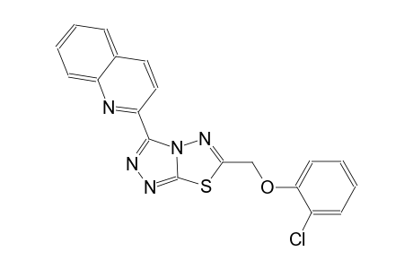 quinoline, 2-[6-[(2-chlorophenoxy)methyl][1,2,4]triazolo[3,4-b][1,3,4]thiadiazol-3-yl]-