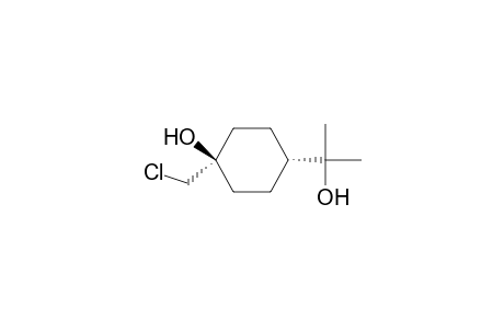 .alpha.-chloro-cis-p-menthane-1,8 diol