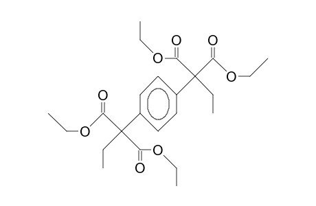A,A'-Diethyl-P-phenylene-dimalonic acid, tetraethyl ester