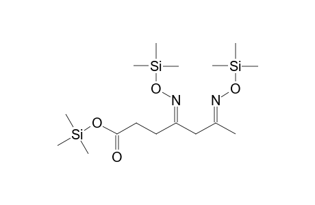Trimethylsilyl oxime,trimethylsilyl ester derivative of 4,6-dioxoheptanoic acid