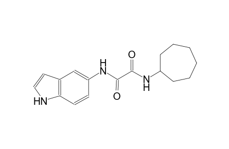 ethanediamide, N~1~-cycloheptyl-N~2~-(1H-indol-5-yl)-