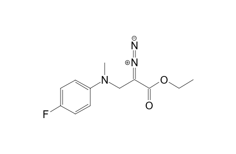 Ethyl 2-diazo-3-((4-fluorophenyl)(methyl)amino)propanoate