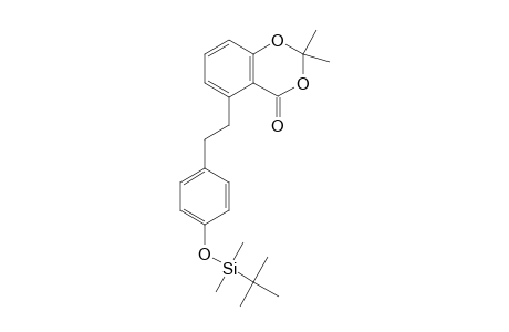 5-{2'-[4"-(t-Butyldimethylsilyloxy)phenyl]ethyl]-2,2-dimethylbenzo[1,3]-dioxin-4-one