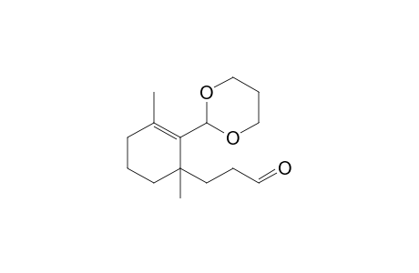 3-[2-(1,3-Dioxan-2-yl)-1,3-dimethyl-2-cyclohexenyl]propanal