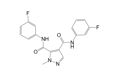 1H-pyrazole-4,5-dicarboxamide, N~4~,N~5~-bis(3-fluorophenyl)-1-methyl-
