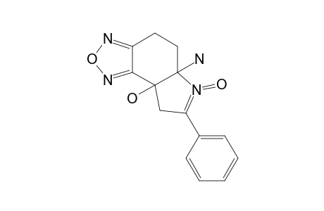 5A-AMINO-7-PHENYL-8A-HYDROXY-4,5,5A,8A-TETRAHYDRO-8-H-PYRROLO-[2.3-E]-BENZOFURAZAN-6-OXIDE