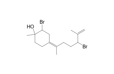 Cyclohexanol, 2-bromo-4-(4-bromo-1,5-dimethyl-5-hexenylidene)-1-methyl-