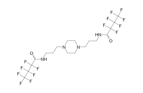 2,2,3,3,4,4,4-heptafluoro-N-[3-(4-{3-[(2,2,3,3,4,4,4-heptafluorobutanoyl)amino]propyl}-1-piperazinyl)propyl]butanamide