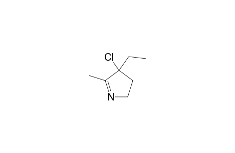 3-Chloro-3-ethyl-2-methyl-1-pyrroline
