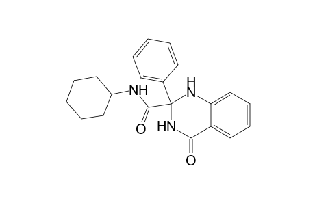 N-Cyclohexyl-4-oxo-2-phenyl-1,2,3,4-tetrahydroquinazoline-2-carboxamide