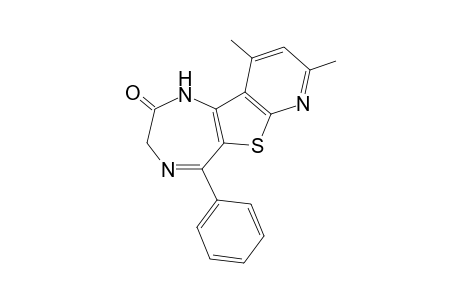8,10-Dimethyl-5-phenyl-1,3-dihydro-2H-pyrido[3',2':4,5]thieno[3,2-e][1,4]diazepin-2-one