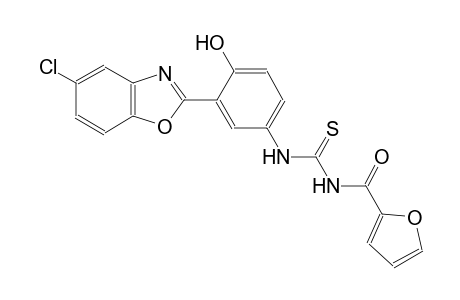 N-[3-(5-chloro-1,3-benzoxazol-2-yl)-4-hydroxyphenyl]-N'-(2-furoyl)thiourea