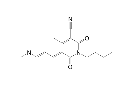 1-Butyl-5-(3-dimethylaminoallylidene)-4-methyl-2,6-dioxo-1,2,5,6-tetrahydropyridine-3-carbonitrile