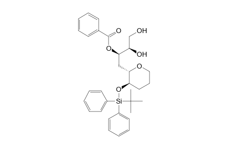 (1R,2R)-1-[[(2S,3R)-3-(tert-Butyldiphenylsiloxy)tetrahydropyran-2-yl]methyl]-2,3-dihydroxypropyl Benzoate