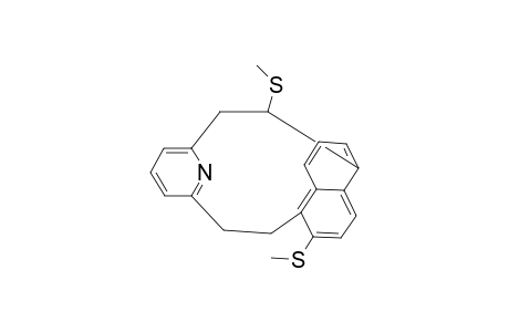 cis,cis-1,12-bis(methylthio)[2](1,5)naphthaleno[2](2,6)pyridinophane