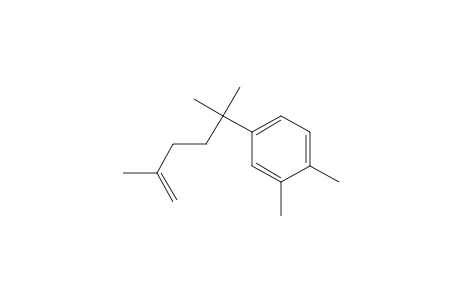 Benzene, 1,2-dimethyl-4-(1,1,4-trimethyl-4-pentenyl)-