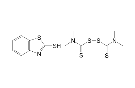 2-Mercaptobenzothiazole + tetramethylthiuramdisulfide