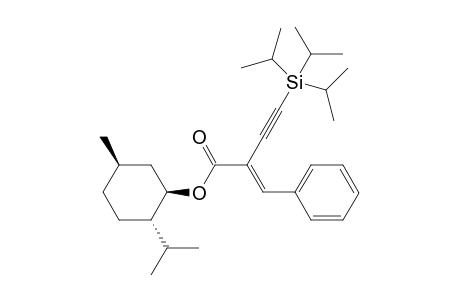 (E)-(1R,2S,5R)-2-Isopropyl-5-methylcyclohexyl-5-phenyl-2-[(triisopropylsilyl)ethynyl]pent-2-en-4-ynoate