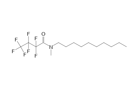 Heptafluorobutanamide, N-decyl-N-methyl-
