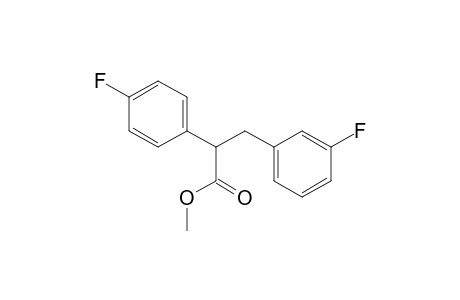 Methyl 3-(3-fluorophenyl)-2-(4-fluorophenyl)propanoate