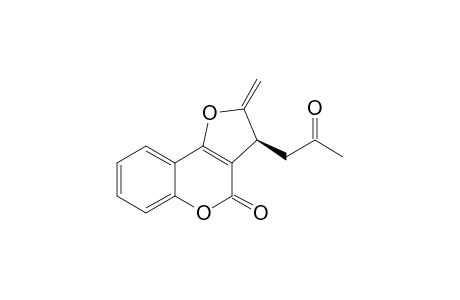 (S)-2-methylene-3-(2-oxopropyl)-2,3-dihydro-4H-furo[3,2-c]chromen-4-one