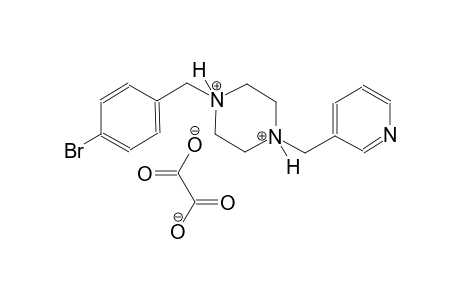 1-(4-bromobenzyl)-4-(3-pyridinylmethyl)piperazinediium oxalate