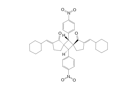 (5.alpha.,6.beta.,7.beta.,12.alpha.)-2,9-bis-[(E)-cyclohexylmethylene]-6,12-bis(4-nitrophenyl)dispiro[4.1.4.1]dodecane-1,8-dione