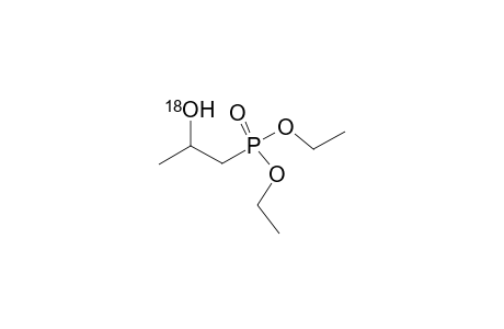 Diethyl (R,S)-2[O(18)]-hydroxypropyl-phosphonate