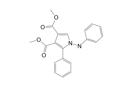 dimethyl 2-phenyl-1-(phenylamino)pyrrole-3,4-dicarboxylate