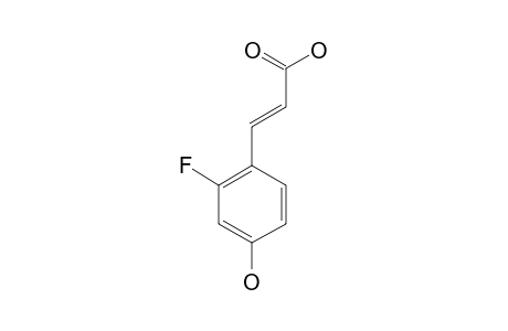 2-FLUORO-4-HYDROXYCINNAMIC-ACID