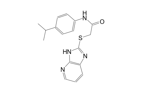 2-(3H-imidazo[4,5-b]pyridin-2-ylsulfanyl)-N-(4-isopropylphenyl)acetamide