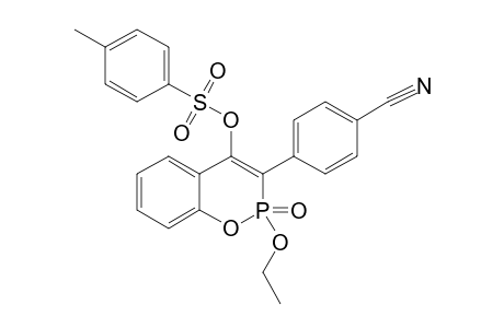 4-methylbenzenesulfonic acid [9-(4-cyanophenyl)-8-ethoxy-8-keto-7-oxa-8$l^{5}-phosphabicyclo[4.4.0]deca-1,3,5,9-tetraen-10-yl] ester