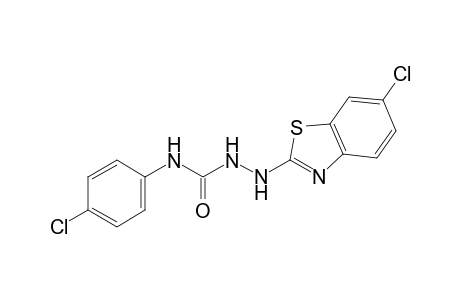1-(6-chloro-2-benzothiazolyl)-4-(p-chlorophenyl)semicarbazide