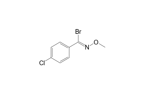 4-Chloro-N-methoxy-carboxyimidoyl bromide