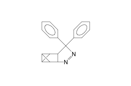 9,9-Diphenyl-7,8-diaza-tetracyclo(4.3.0.0/2,4/.0/3,5/)non-7-ene